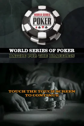 World Series of Poker 2008 - The Official Video Game - Battle for the Bracelets (USA) screen shot title